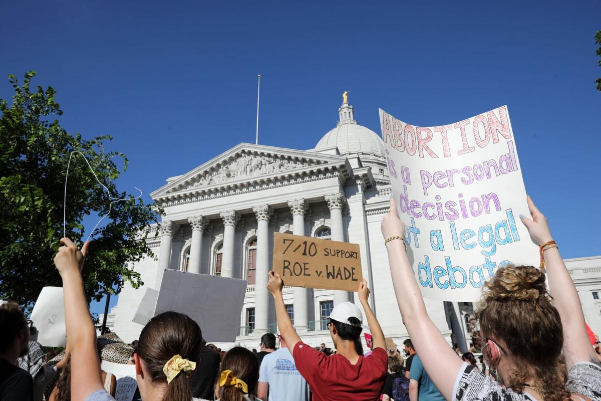 Roe v Wade protest at state Capitol