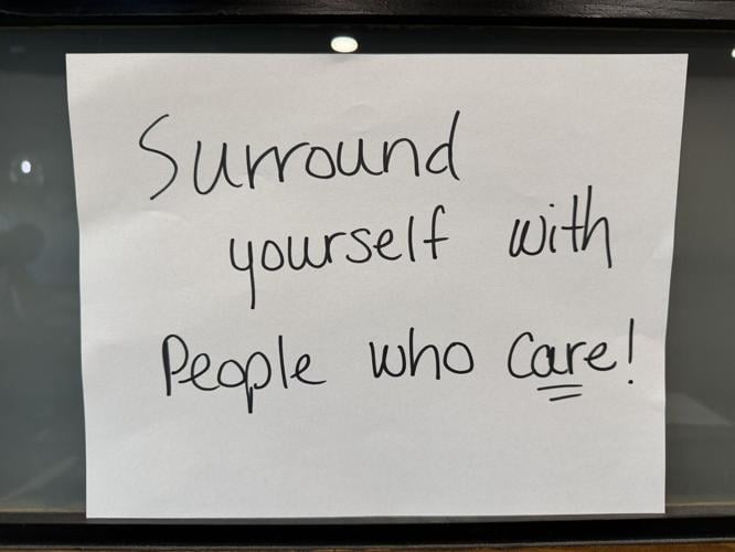 Jesse Walz handwritten advice
