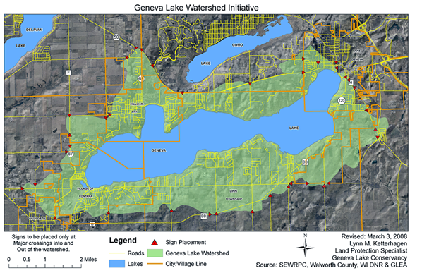 Geneva Lake watershed