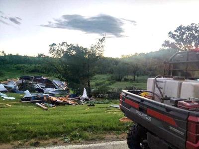 Iowa County tornado damage