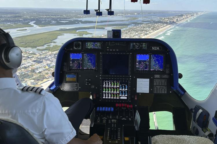 NASCAR-Goodyear Blimp at 100 Auto Racing