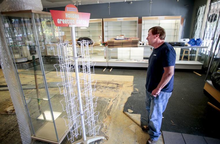 Surveying store damage
