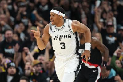 NBA: Portland Trail Blazers at San Antonio Spurs