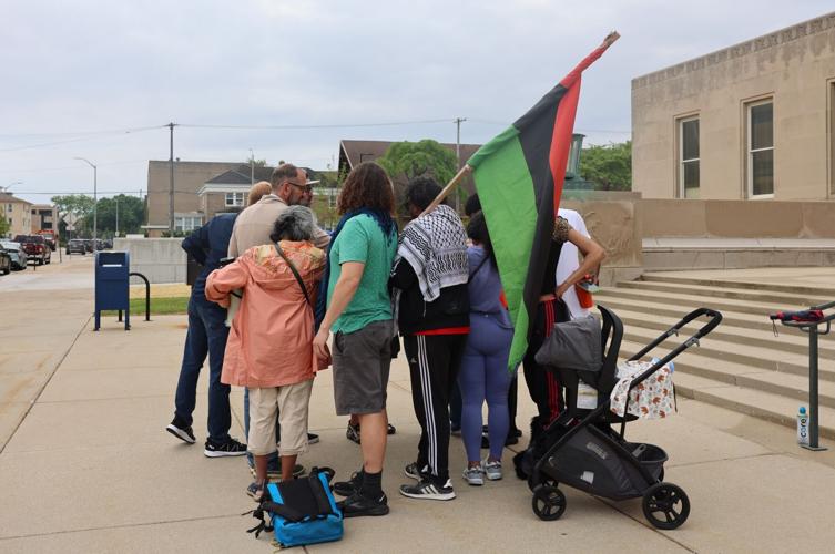 Gathering in support