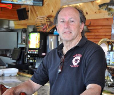 Spyro Condos in restaurant