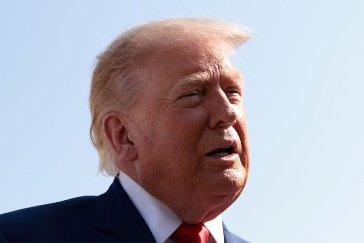 U.S. President Trump departs for Dover to attend dignified transfer for U.S. Army service members killed in the Iran war