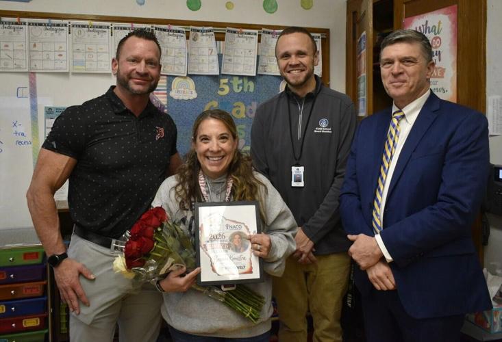Brenna Komistra honored as outstanding educator