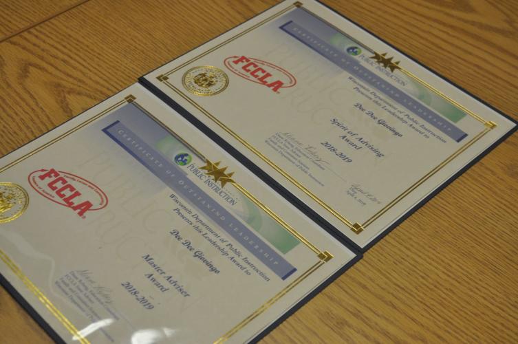 Badger High School teacher Deanna Giovingo recently received two state awards