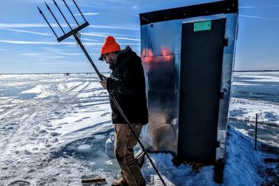 Sturgeon spearing