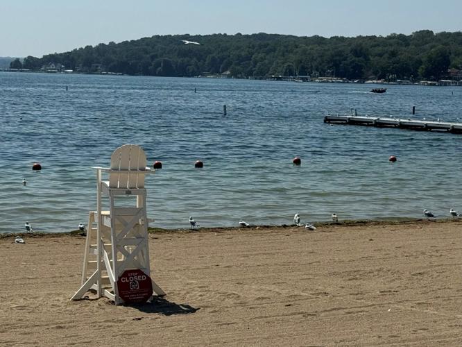 Lake Geneva Beach closure at The Riviera