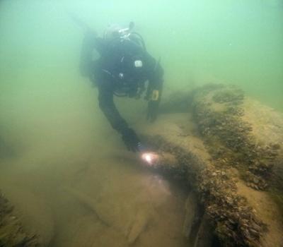 Great Lakes-Sunken Tugboat