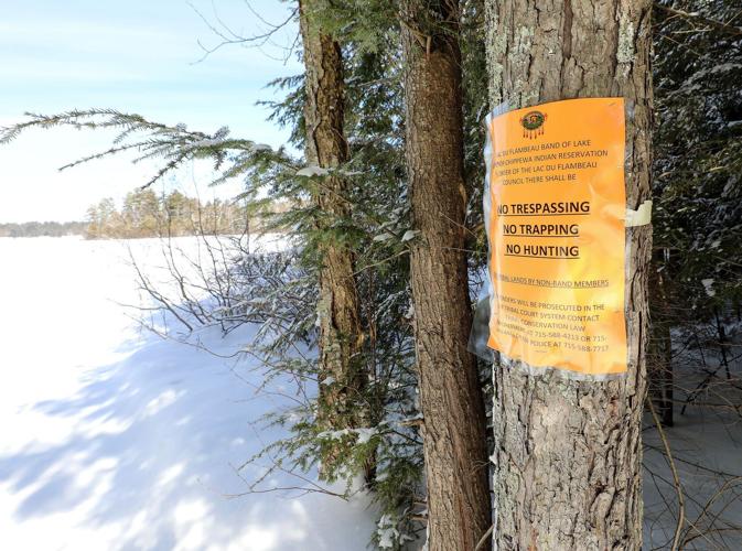 The barricades of Lac du Flambeau