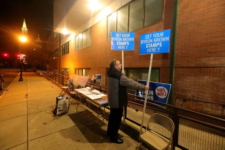 Brown Volunteer and campaign materials