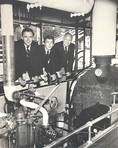 Three generations of Gages at Gage Marine Corp., 1978