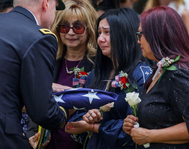 FILE PHOTO: Funeral for U.S. soldier Sgt. Rampersad in New York