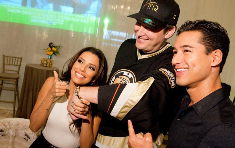 Eva Longoria, Phil Hellmuth, Mario Lopez