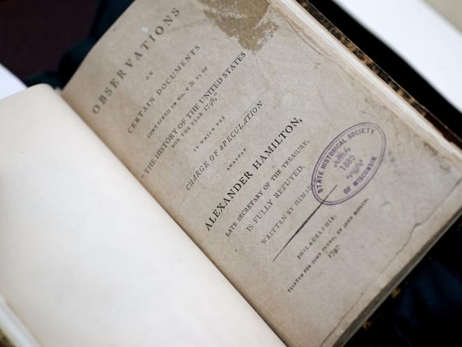 Alexander Hamilton documents on display at Overture Center