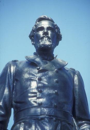Web-only closeup of statue, 1990
