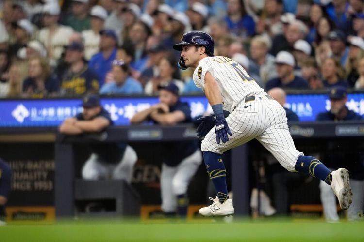 BASEBALL-MLB-MIL-LAD/