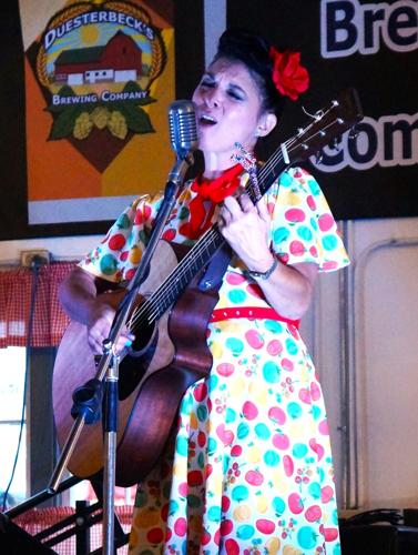 Karen Shook entertains at Duesterbeck Brew Haus Music Hall