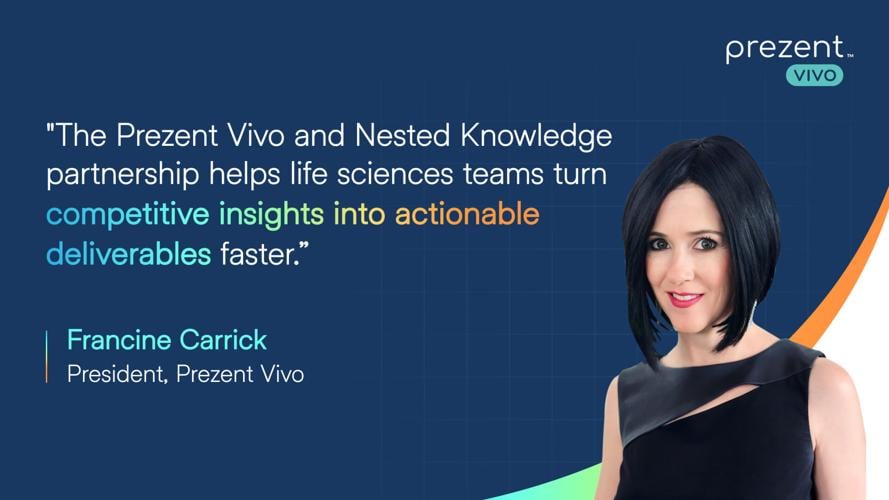 Prezent Vivo and Nested Knowledge Partner to Bring AI-Powered Competitive Intelligence to Life Sciences Teams