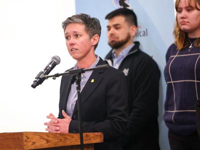 Higher education financial aid press conference