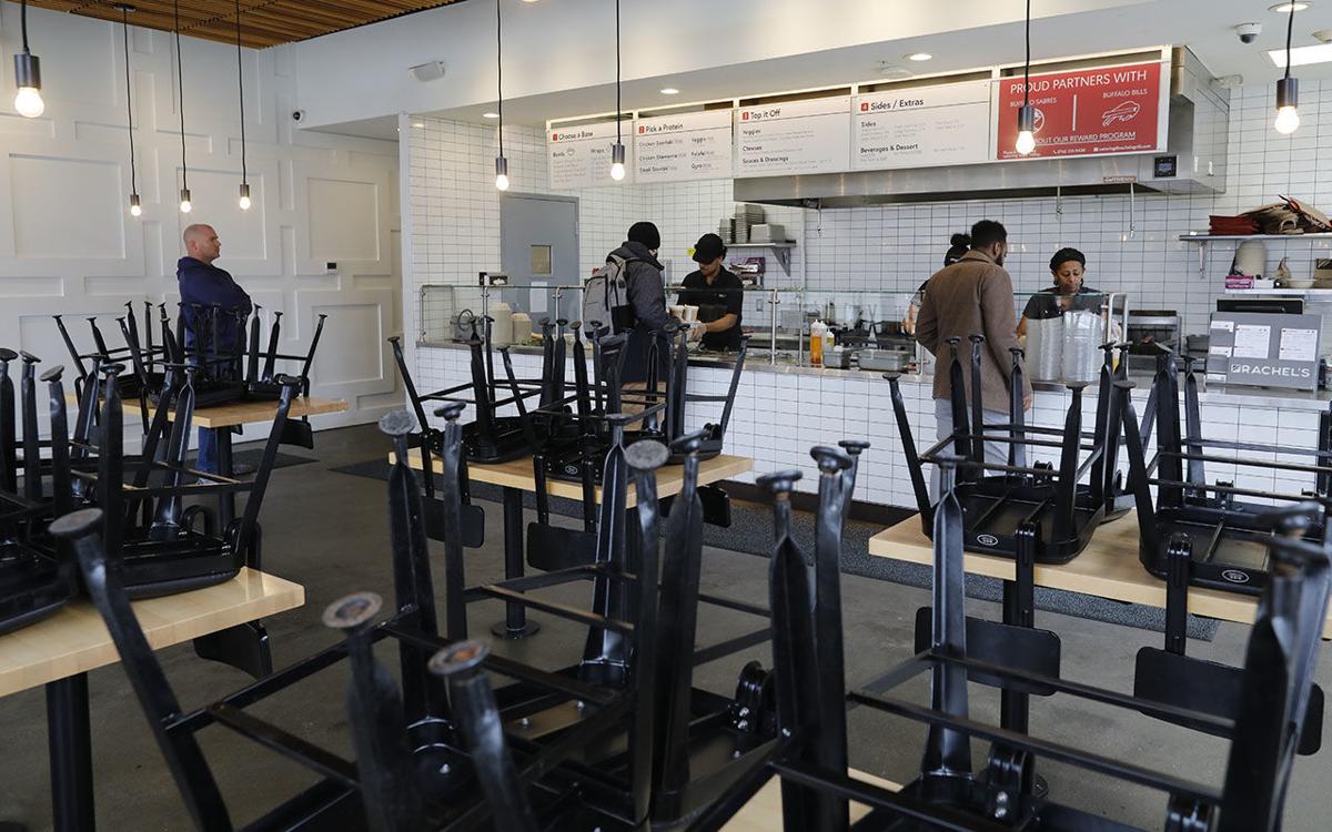 Restaurants shut down