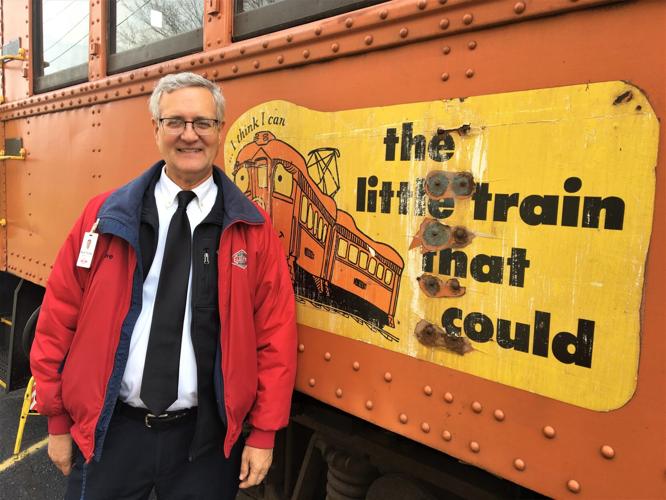 East Troy Railroad Museum volunteer Steve Thomas