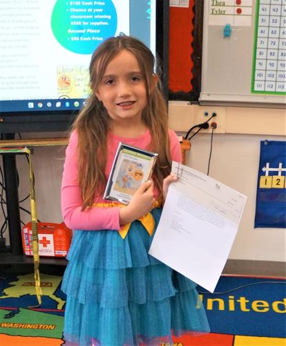 Eleanor Ferretti, second place statewide winner, Wisconsin Rural Water Association poster contest