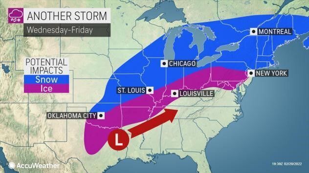Another storm Wed-Fri by AccuWeather