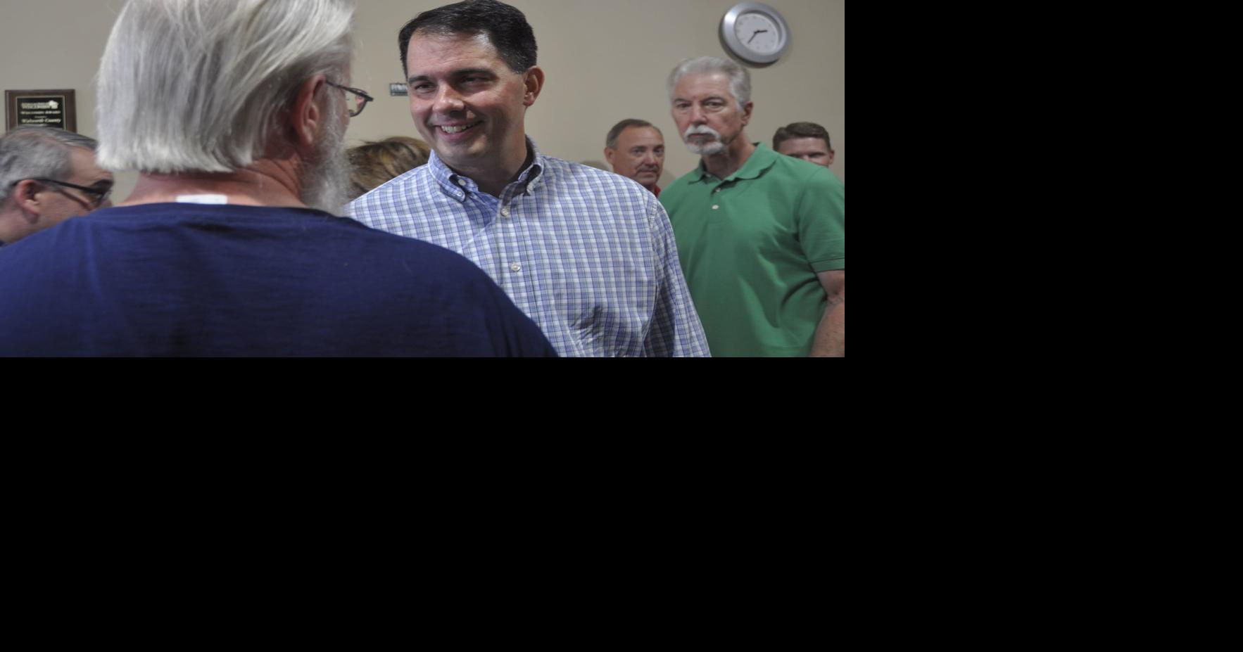 Governor rallies troops in Walworth County for reelection bid
