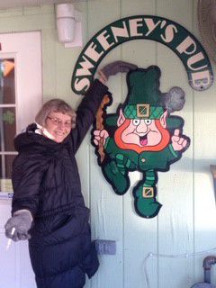 Lois Gilfoy at Sweeney's Pub in Walworth