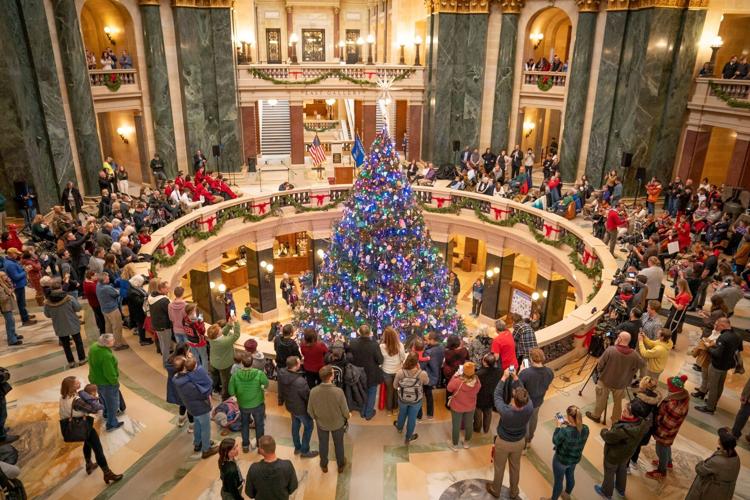 2023 Wisconsin State Capitol Holiday Tree