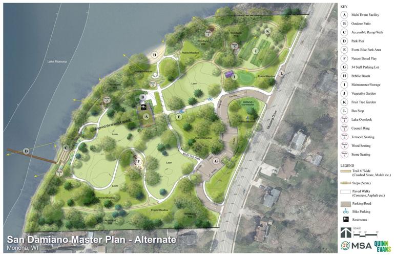 San Damiano master plan, with new facility