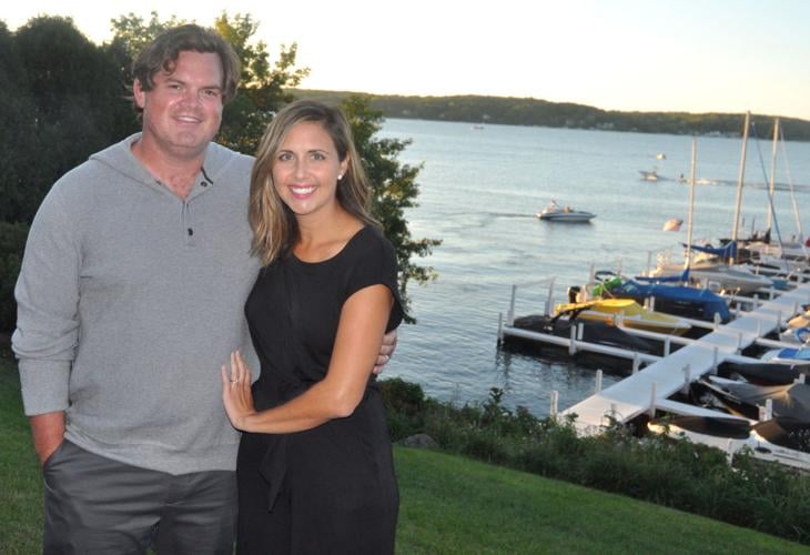 Geneva Inn general managers Kara O'Dempsey and Adam O'Dempsey stand next to what is consider