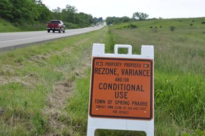 Gravel pit site in Spring Prairie