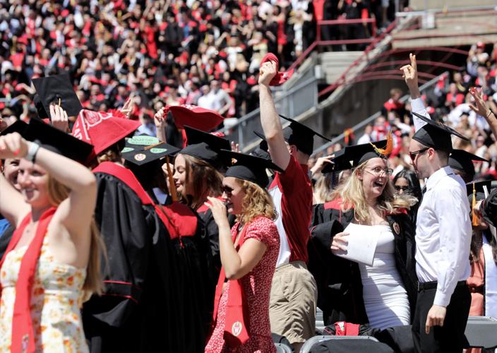 UW Commencement Jump