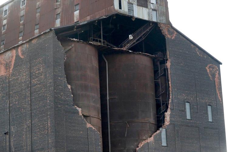 Great Northern grain elevator damage