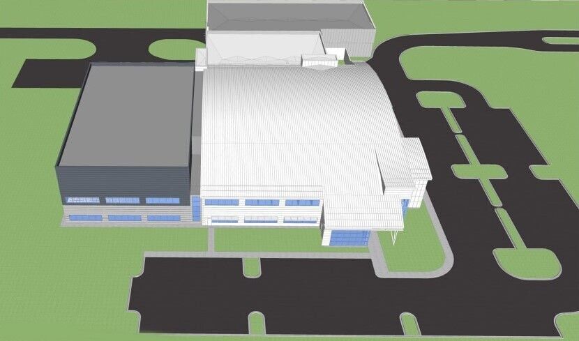 Eli Lilly facility expansion rendering