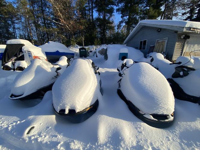 Winter has arrived in northern Wisconsin