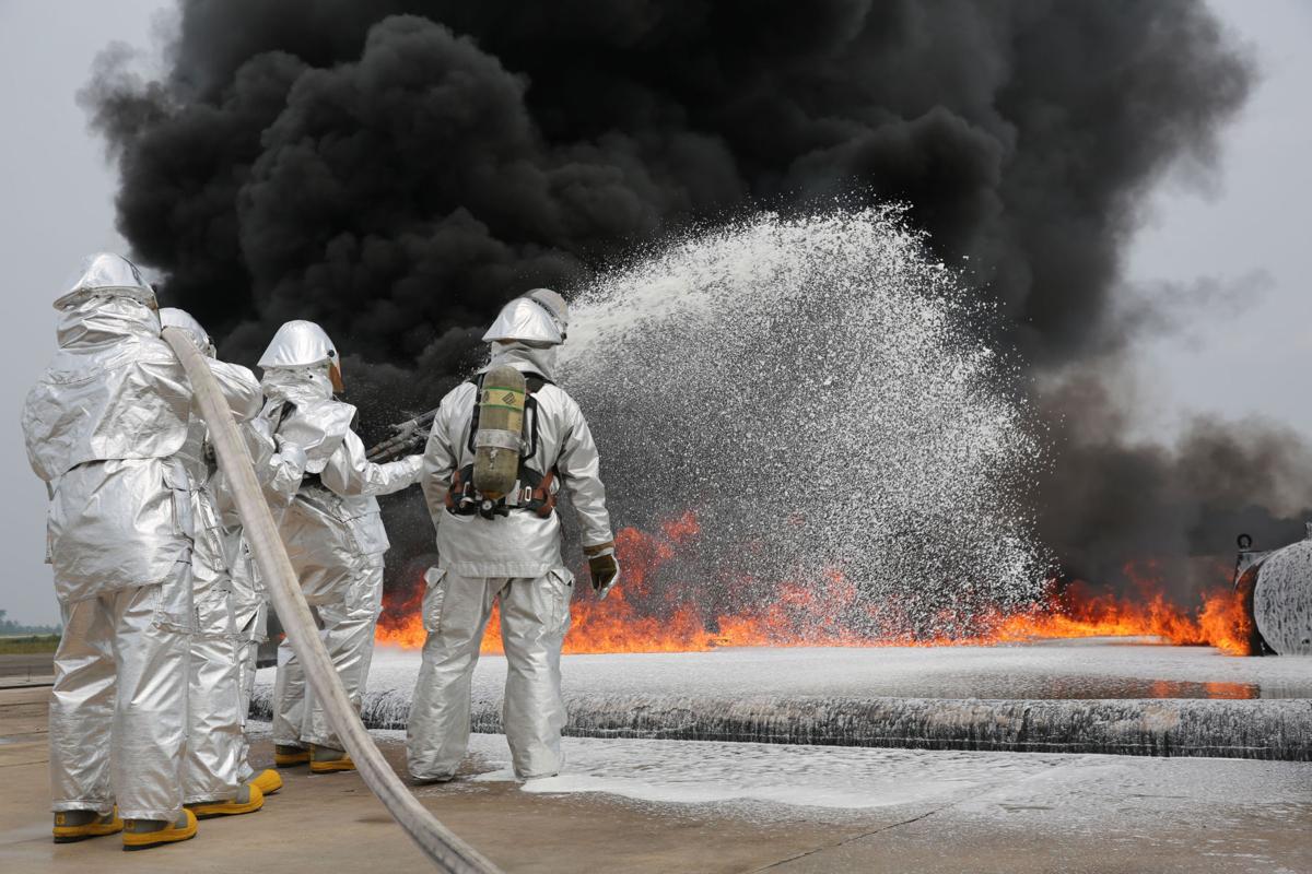 Military firefighting foam, contributed generic file photo