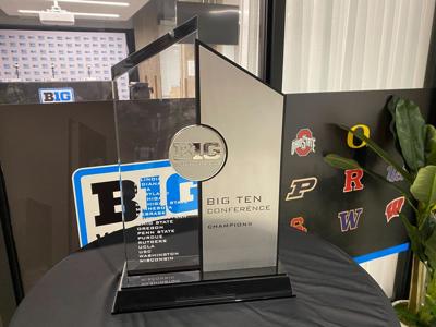 Big Ten volleyball championship trophy
