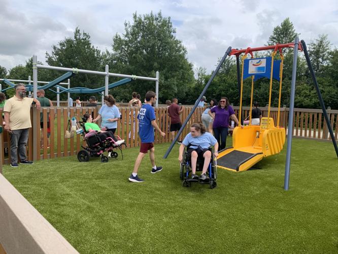 Never Say Never Playland features equipment for people of all abilities