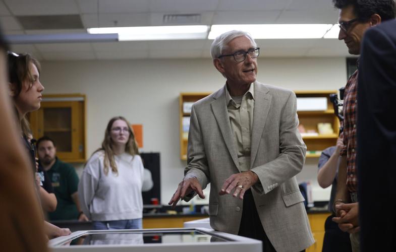 GOV. EVERS VISITS UWP