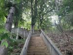 The stairs up to Black Point