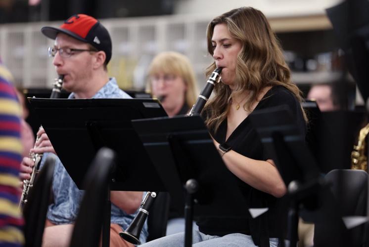 Sandgren on clarinet