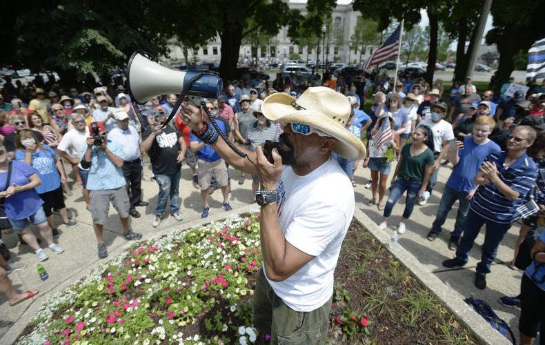 Back the Blue supporter arrested after allegedly punching police officer
