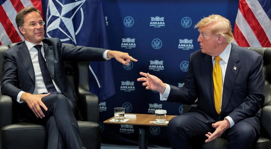 U.S. President Donald Trump attends the NATO summit in Ankara