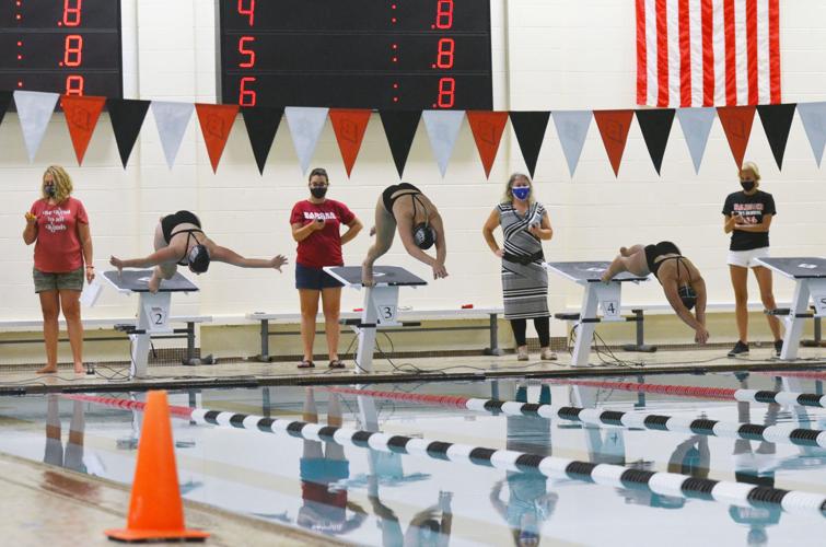 Badger swim start