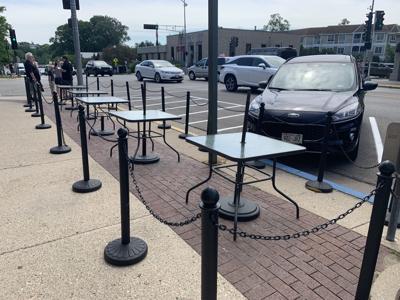 The Farmstand has received a permit to offer outdoor dining, but will have to reapply because some tables encroach into a neighboring business